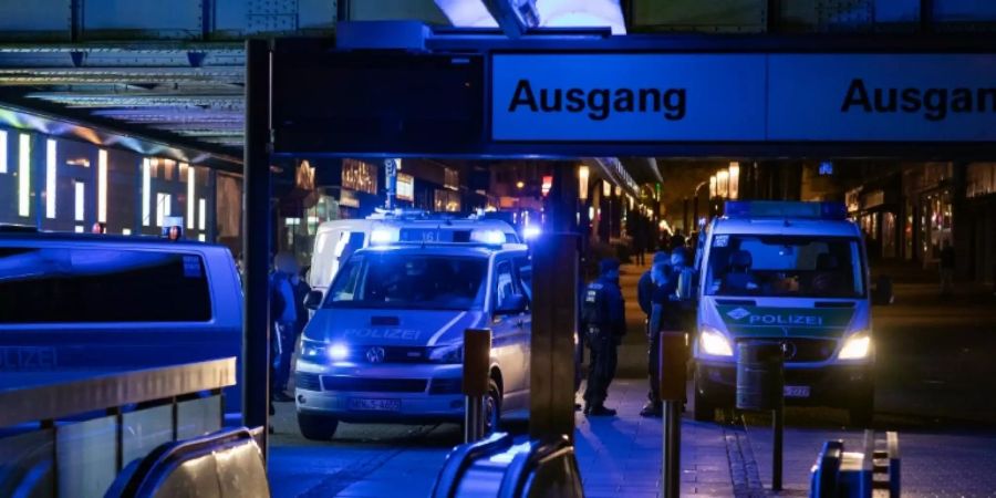 Polizeikräfte am 14. Oktober in Herne