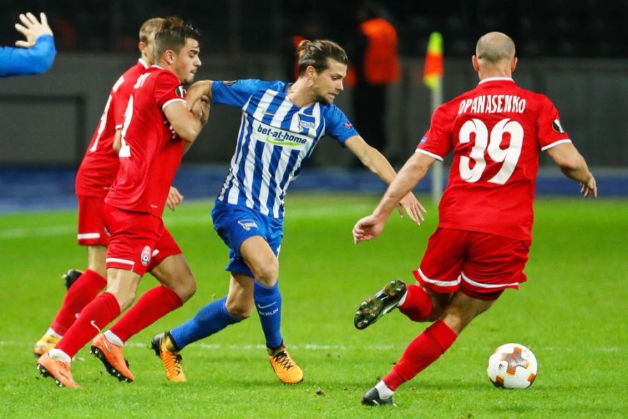 Valentin Stocker im Dress von Hertha.