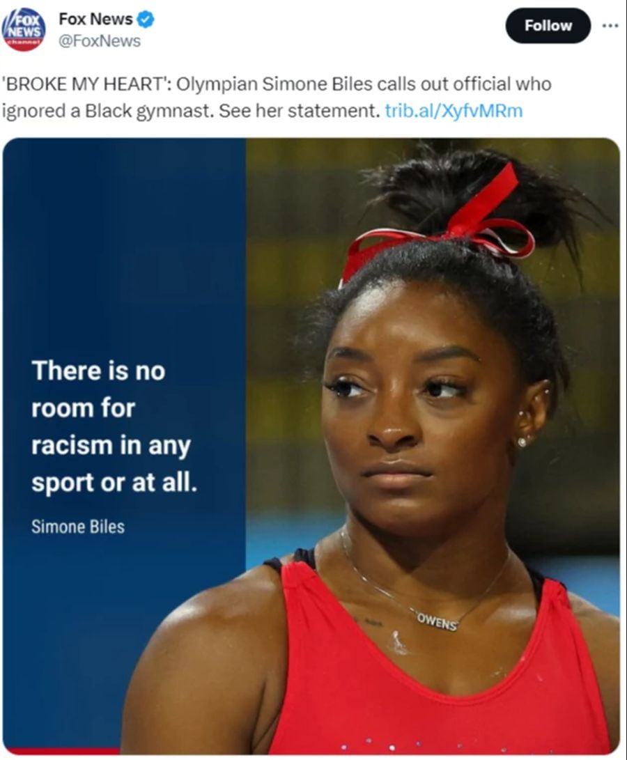 Rassismus Simone Biles