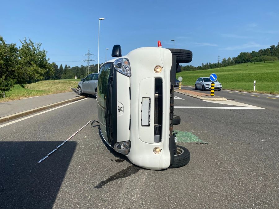 Seitenlage nach Unfall