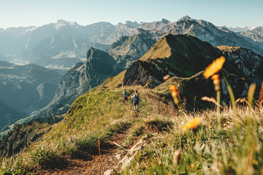 Frauen am Wandern