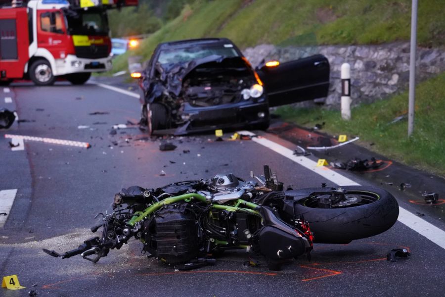 Der Unfall ereignete sich auf der Malixerstrasse.