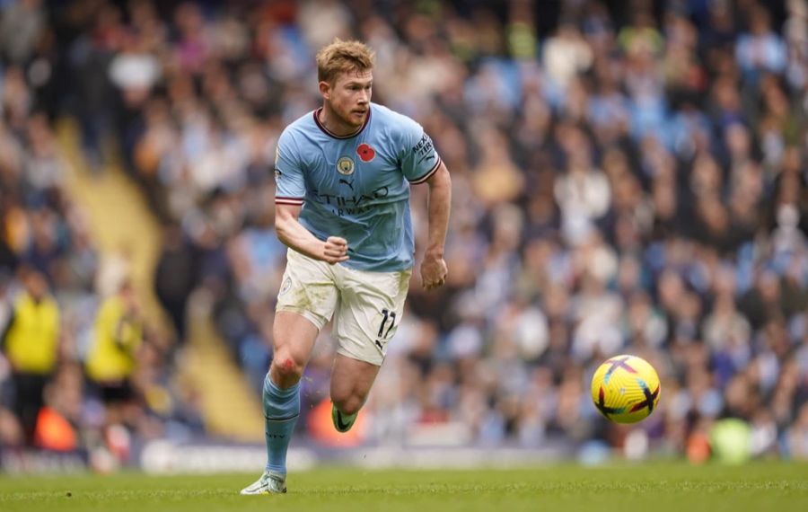 Offensives Mittelfeld: Kevin de Bruyne von Manchester City.