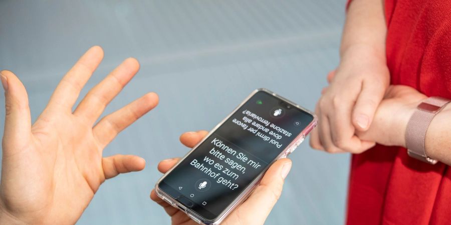 Gleich mit Sprachausgabe: Viele Apps erleichtern damit die Ad-hoc-Kommunikation.