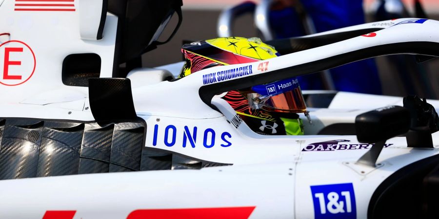 Der deutsche Haas-Pilot Mick Schumacher in Aktion.