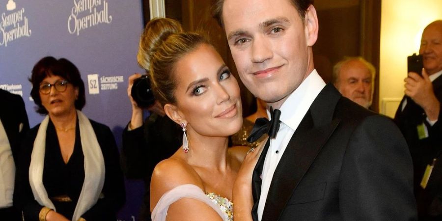 Sylvie Meis und ihr Bruder beim SemperOpernball 2020.