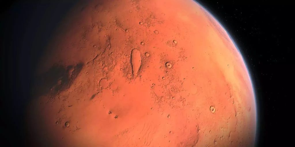 According to new data, there may be hidden ice masses on the surface of Mars