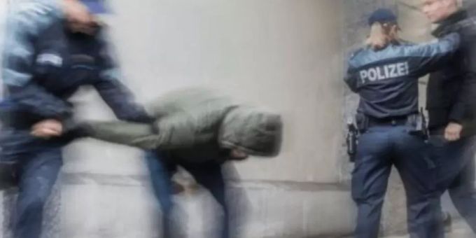 Auseinandersetzung zwischen zwei Männern.