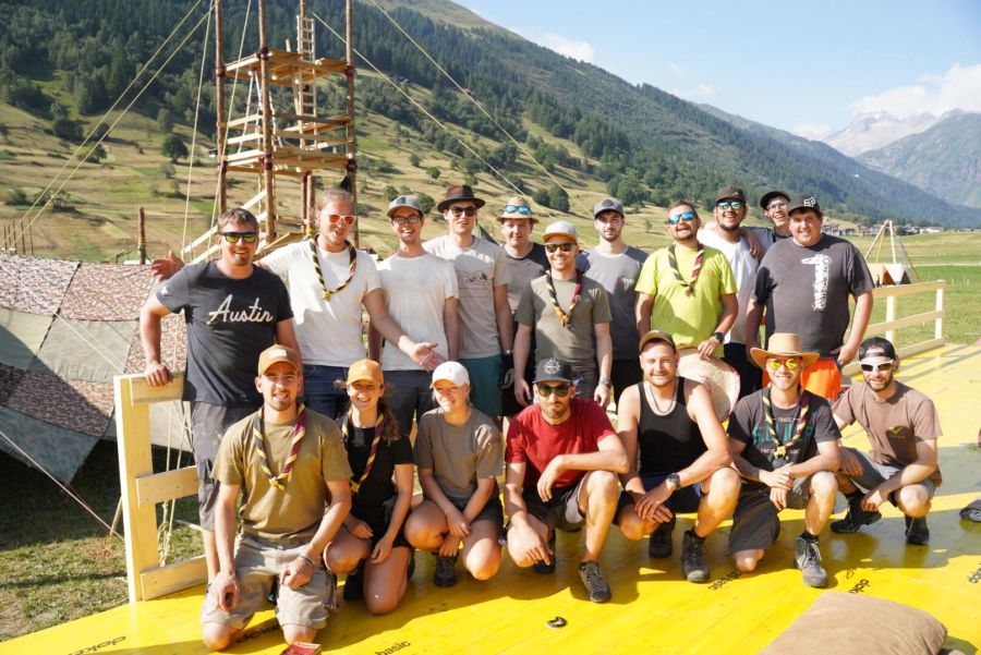 Die Crew der Pfadi Einsiedeln