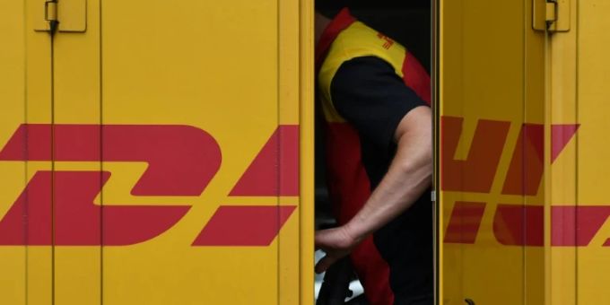 DHL-Lieferwagen DHL-Lieferwagen