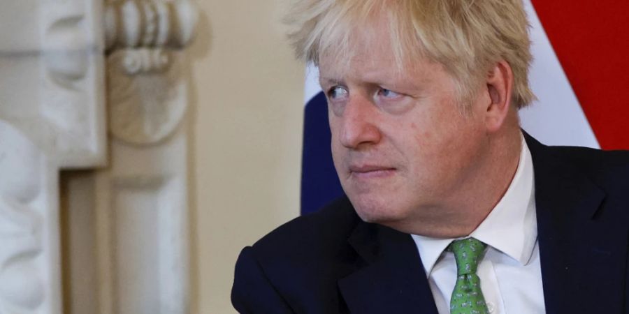 ARCHIV - Boris Johnson bei einem Treffen mit der neuseeländischen Premierminister Ardern in der 10 Downing Street. Foto: John Sibley/Pool REUTERS/AP/dpa