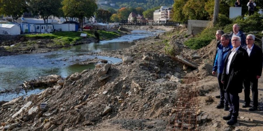 Bundespräsident Steinmeier besucht Ahrweiler 2021