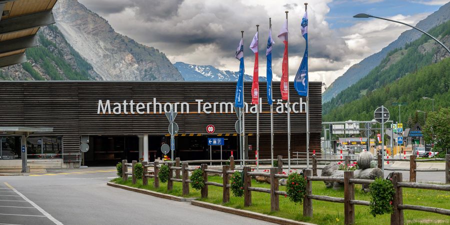 Der Matterhorn-Terminal in Täsch.