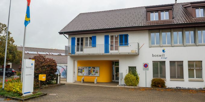 Das Gemeindehaus in Boswil. Das Gemeindehaus in Boswil.