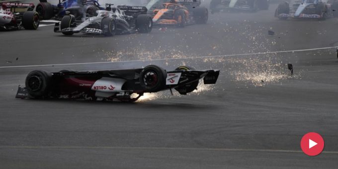 Chinese ist «okay» - Horror-Crash von Alfa-Zhou kurz nach dem Start!