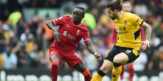 Sadio Mané beim letzten Liga-Spiel gegen Wolverhampton. Sadio Mane