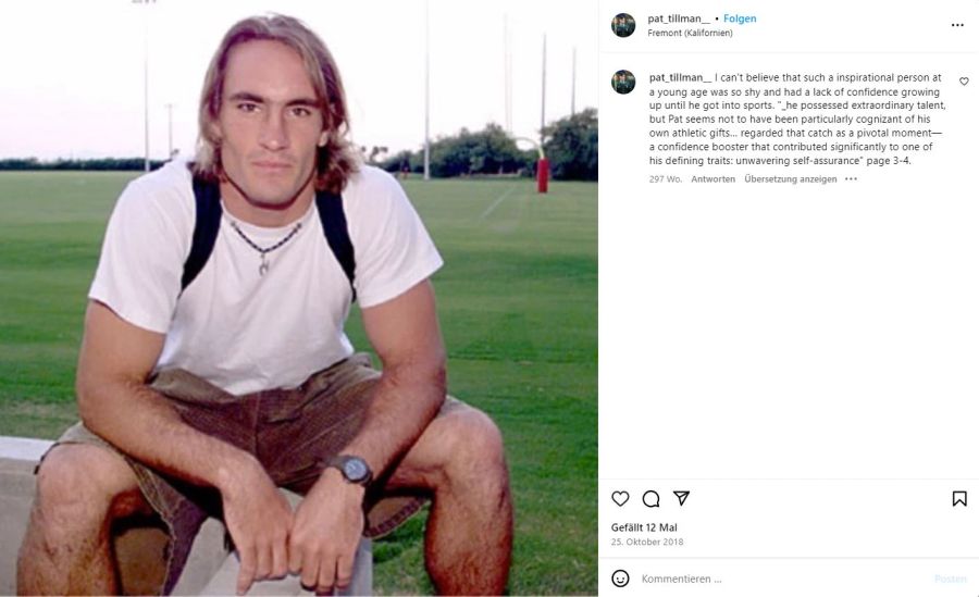 Mit dem Pat Tillmann Award sollen Menschen geehrt und gefördert werden, die sich für die Veteranengemeinschaft einsetzen.