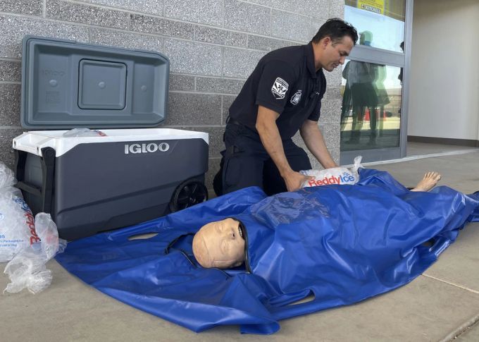 Wegen der Hitze mussten im Südwesten auch schon einige Personen medizinisch betreut werden. Die Einsatzkräfte sind darauf vorbereitet. USa