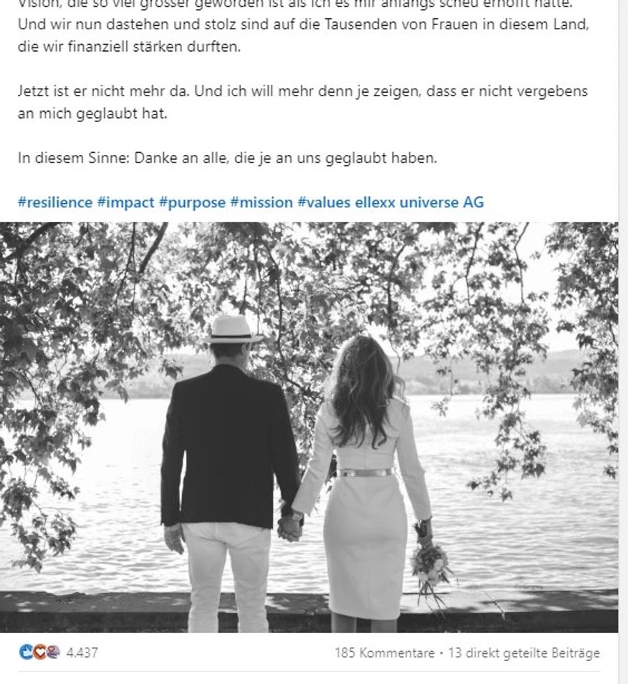 Dieses Foto teilt Patrizia Laeri auf Linkedin.