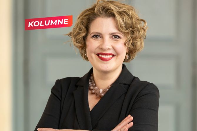 Melanie Mettler (GLP) ist seit 2025 Gemeinderätin der Stadt Bern und leitet die Direktion für Finanzen, Personal und Informatik.