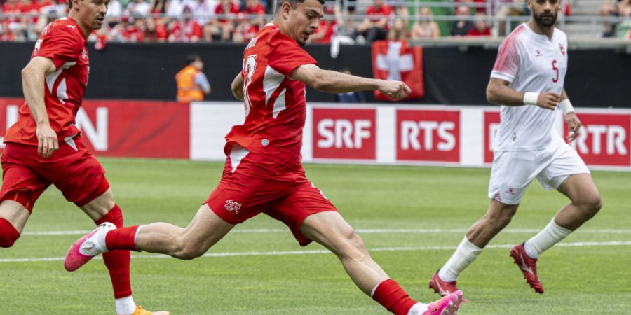 Wenn die Schweizer Nationalmannschaft spielt, wie hier im WM-Testspiel gegen Jordanien, will sie ihre Gegner gut kennen. Dabei hilft ein Forscher der ETH Zürich. (Archivbild)