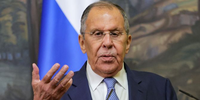Russland Aussenminister Sergej Lawrow