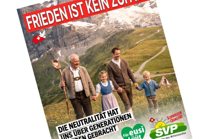 SVP Kanton Zürich Lederhosen