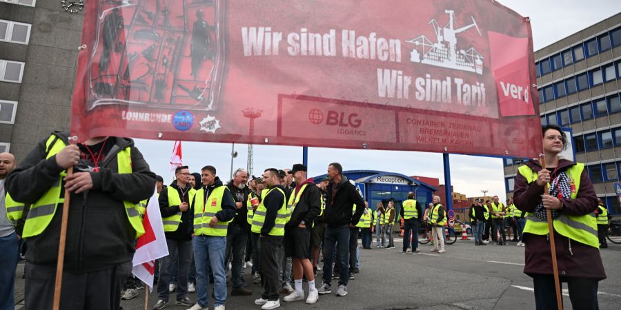 Bremerhaven Hafen Streik