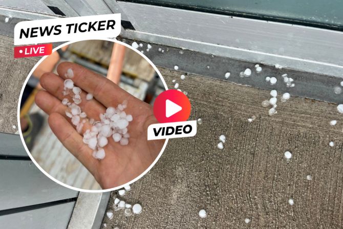 Gewitter Hagel Bern Ticker