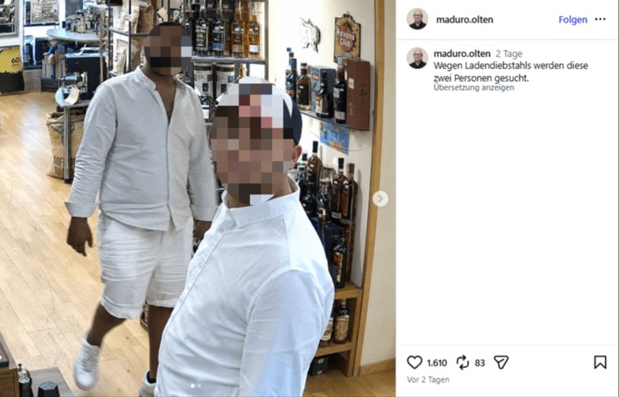 In einem Delikatessen-Geschäft in Olten SO kam es zu einem Trickdiebstahl.