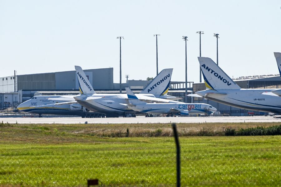 Ukrainische Transportflugzeuge