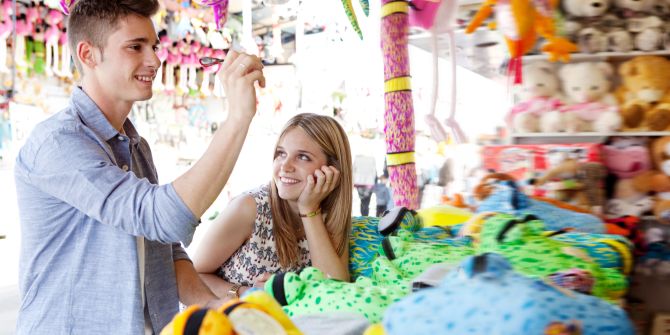 Jahrmarkt Stand Bude