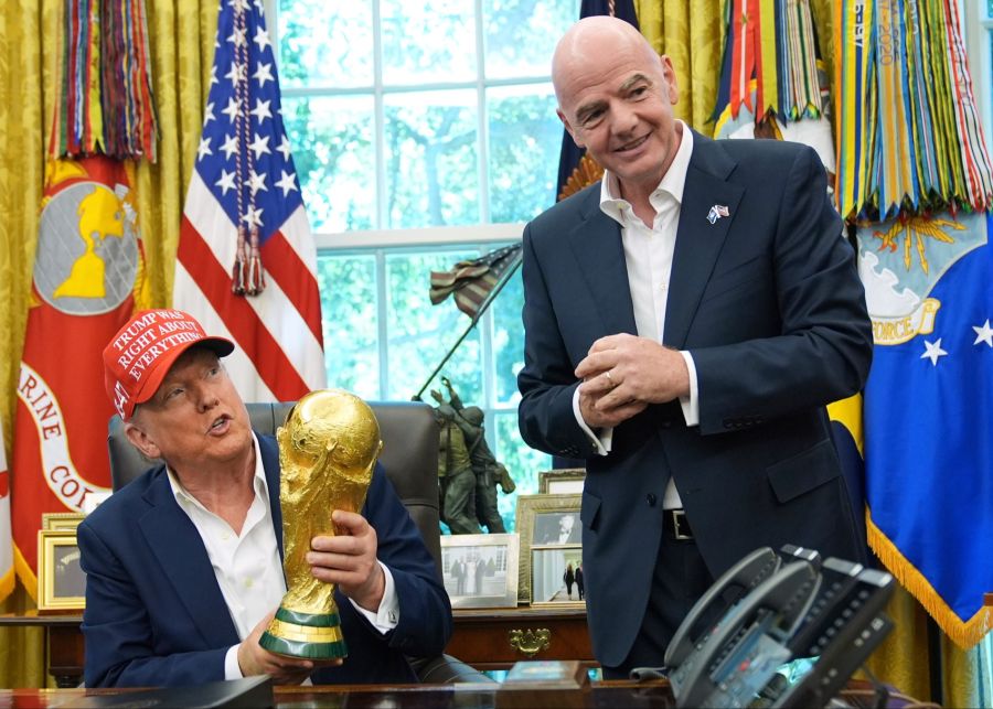 Donald Trump Gianni Infantino