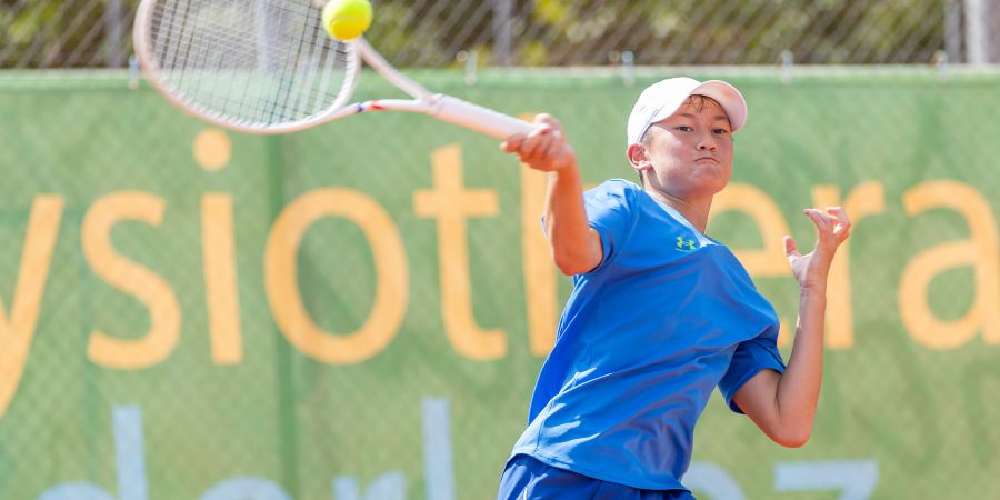 Silas Tran gewann das Turnier der U16-Junioren ohne Satzverlust.