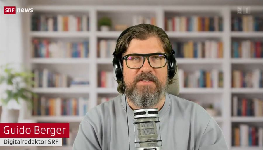 Guido Berger habe an diesem Tag im Homeoffice gearbeitet, heisst es bei SRF.