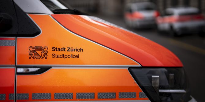 Die Stadtpolizei Zürich.