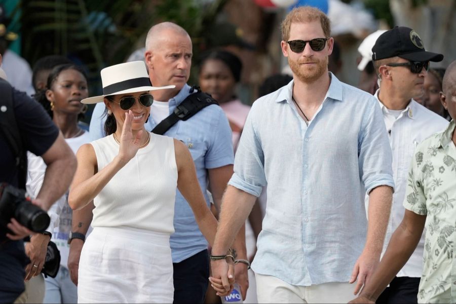 Prinz Harry und Meghan in Kolumbien.