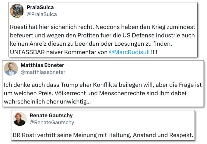 Unterstützer von Albert Rösti verteidigen dessen Aussagen über Donald Trump. Albert Rösti Donald Trump