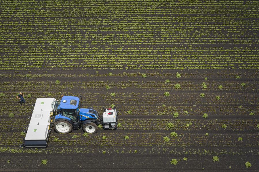 Trecker Feld Landwirtschaft