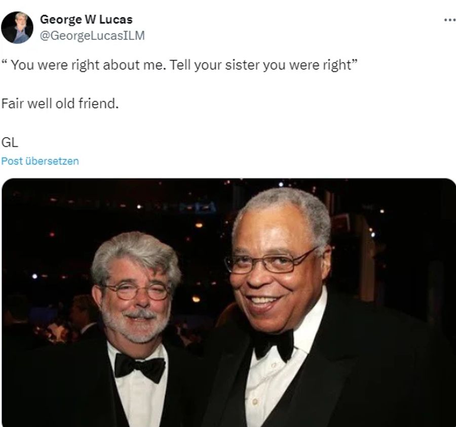 Auch George Lucas trauert um seinen alten Wegbegleiter.