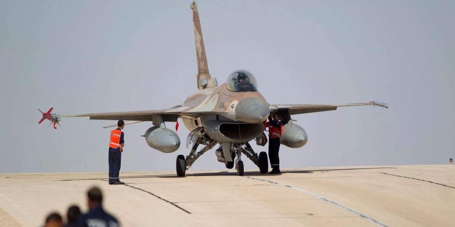 Israelischer F-16 Kampfjet