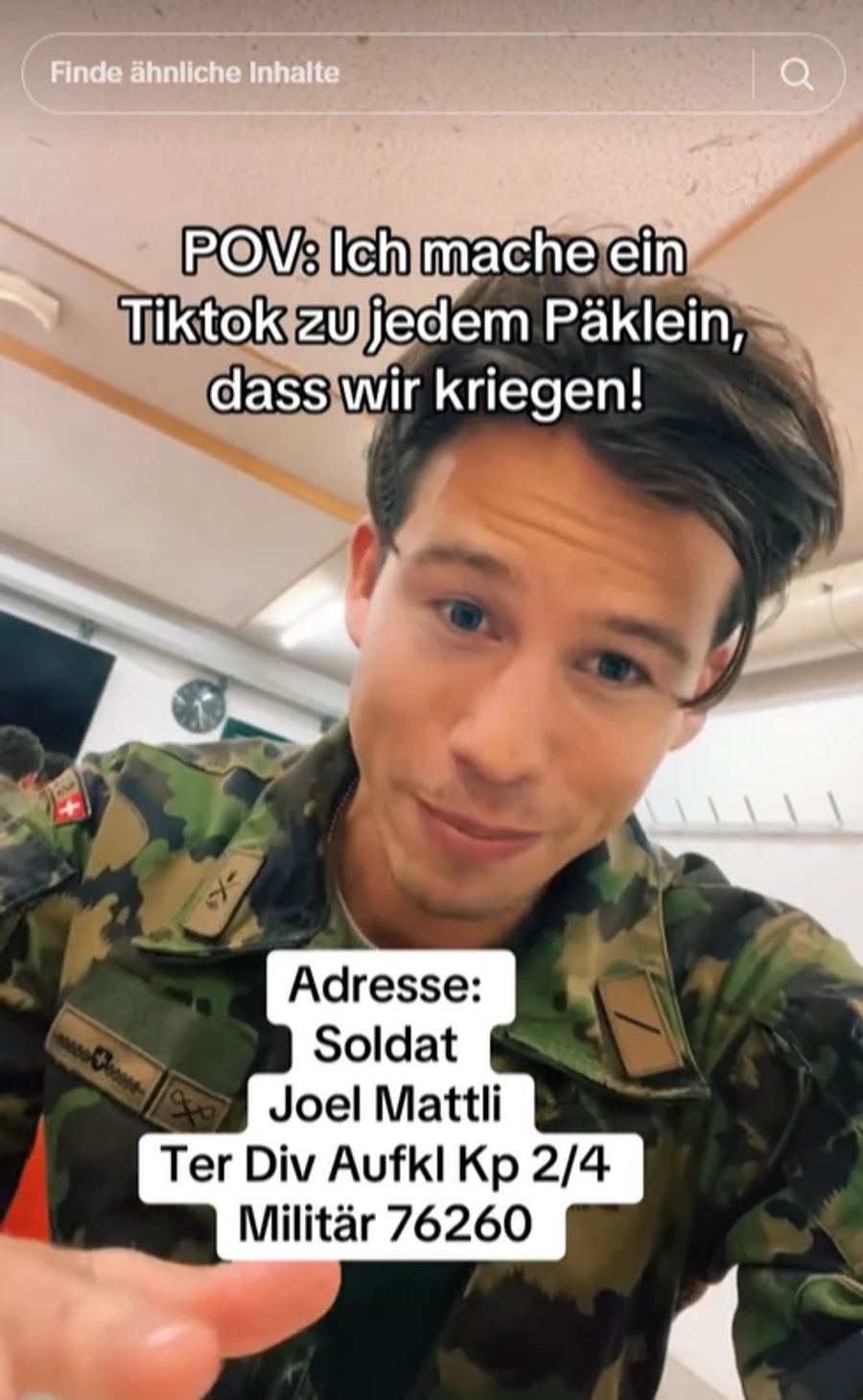 Joel Mattli ruft auf Tiktok auf, «es eskalieren zu lassen».