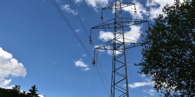 Arbeitsunfall an Hochspannungsleitungen