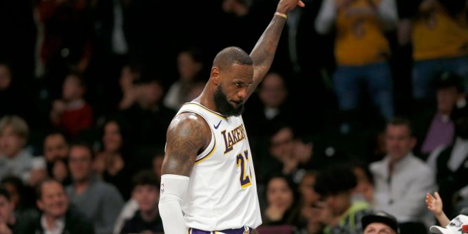 Der erfolgreichste Werfer in der Geschichte der NBA: LeBron James. LeBron James