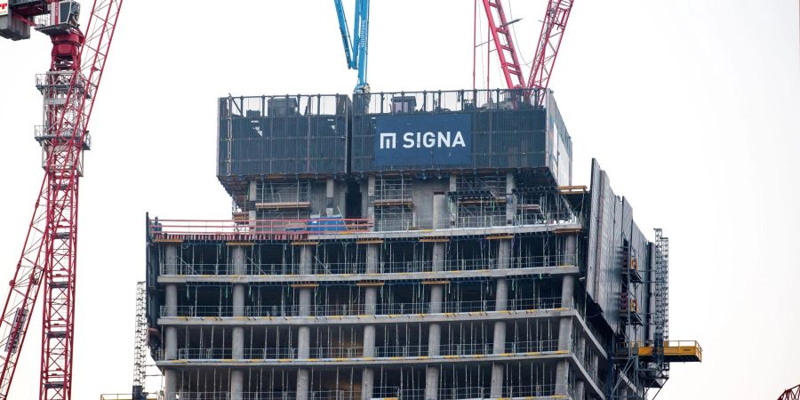 Der noch unfertige Elbtower in Hamburg gehört zum Signa Prime-Portfolio.