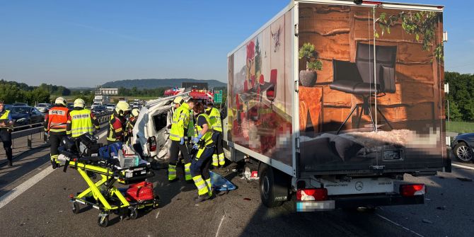 Schwerer Unfall