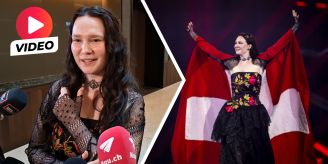 «Tracht» - Mit diesem Kleid vertritt unsere ESC-Zoë heute die Schweiz