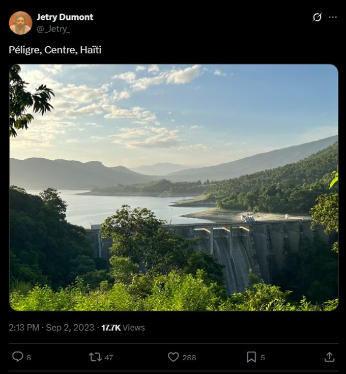 Beim Wasserkraftwerk Péligre in Haiti ist es zu Sabotage gekommen. (Archivbild) haiti