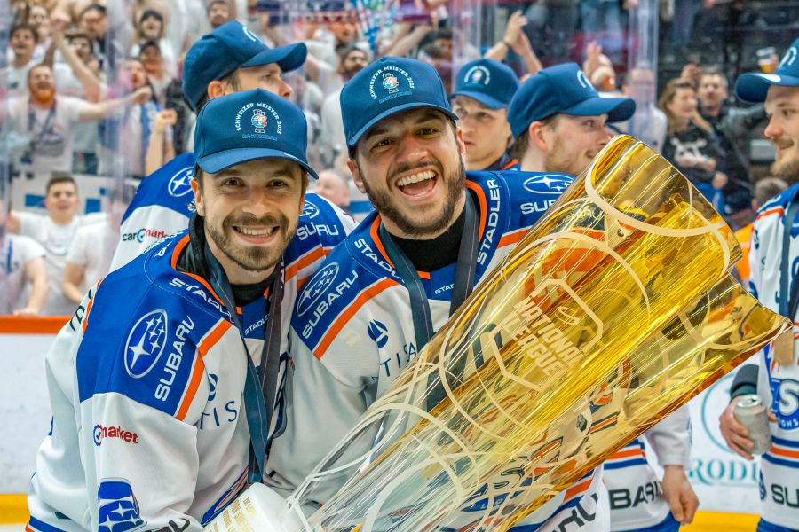 Denis Malgin und Sven Andrighetto Slapshot