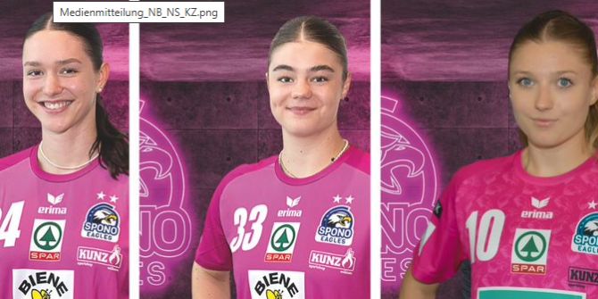 Nuria Bucher, Nora Snedkerud und Kira Zumstein